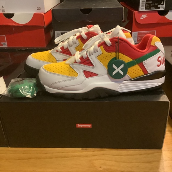 NWT Supreme Nike Air Cross Trainer 3 Low Mens Size 8 - Picture 4 of 14